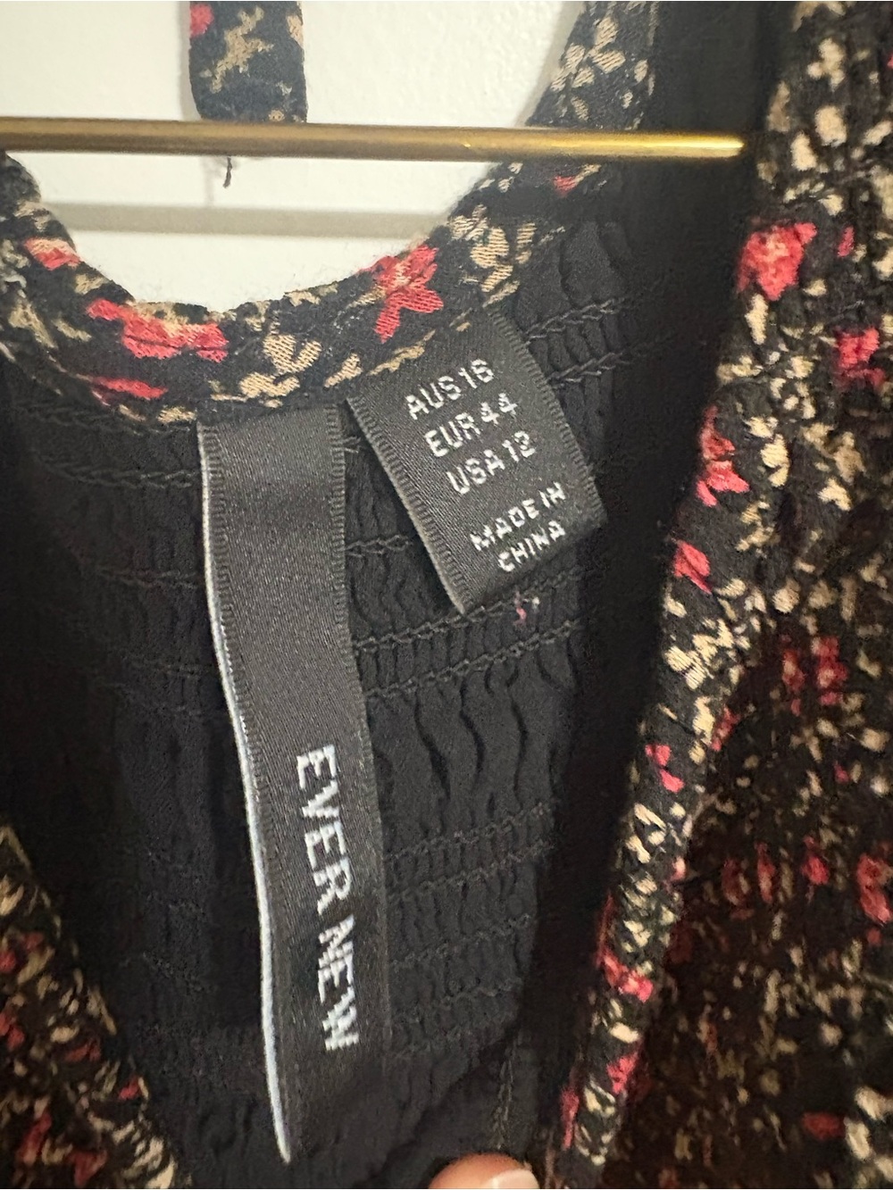 Ever New Brown Floral Smocked Maxi Dress - Picture 2 of 2